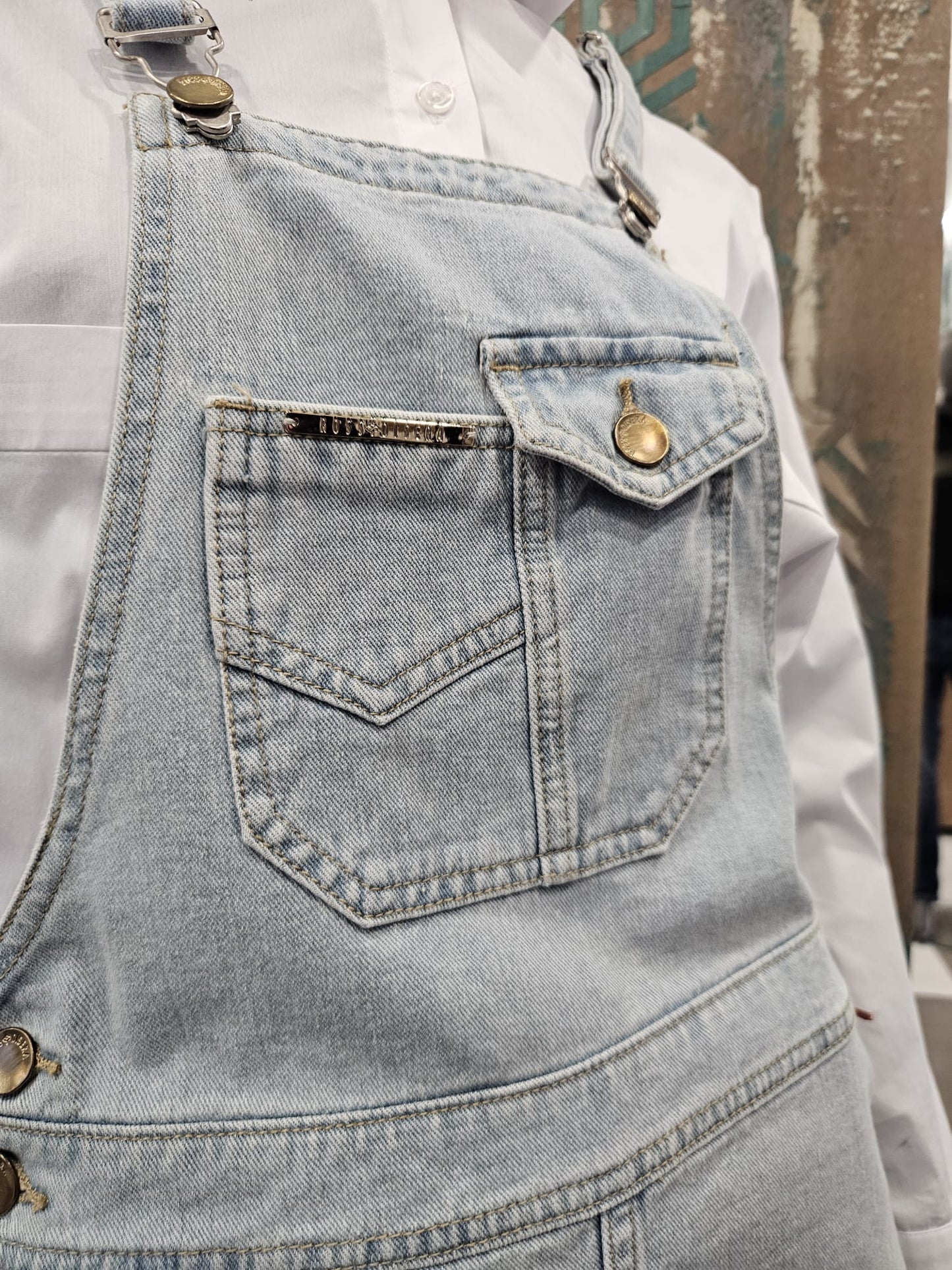 Salopette Jeans Rossodisera Donna