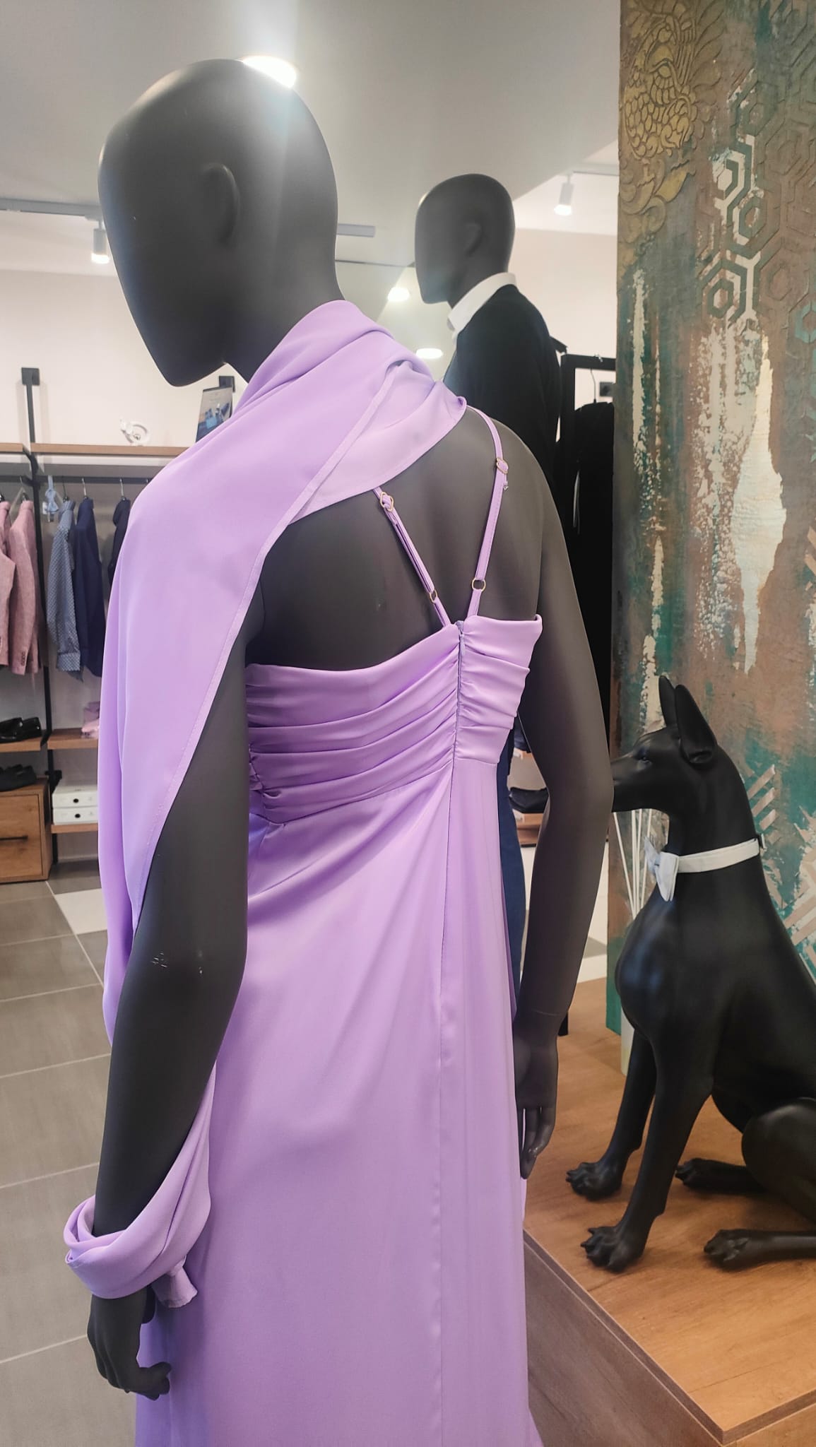 Abito con Stola Dramée Donna