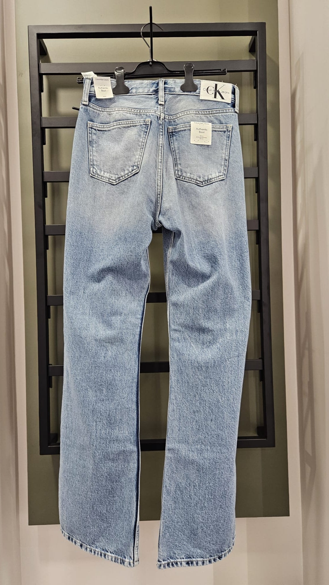 Pantalone Jeans Calvin Klein Bootcut Ligh Donna