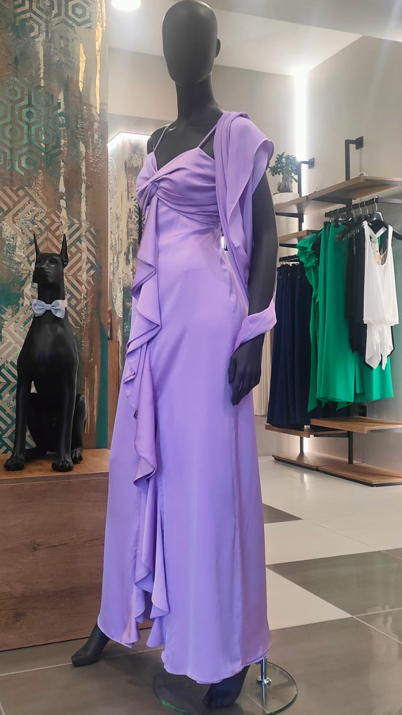 Abito con Stola Dramée Donna