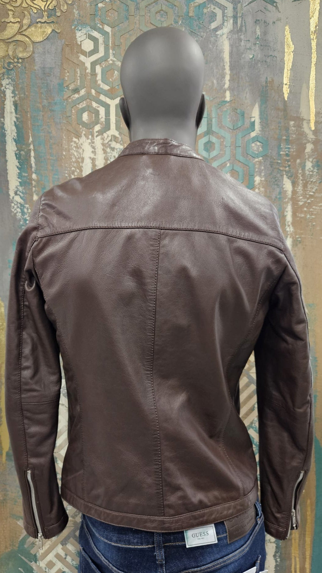 MARKUP Men's Genuine Leather Jacket
