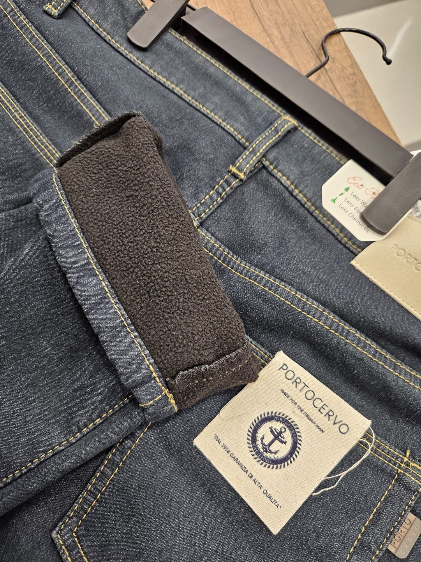 Portocervo Men's Thermal Pants/Jeans