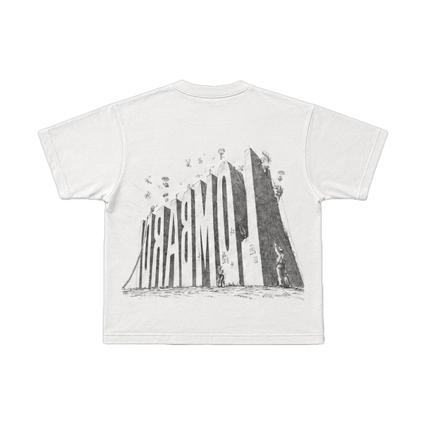Monument Tee - White back