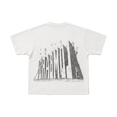 Monument Tee - White back